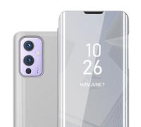 Coque pour OnePlus 9 Housse Etui Protection Miroir Portefeuille