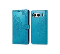 Coque pour OnePlus Nord 4 Similicuir Turquoise