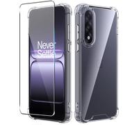 Coque Pour Oneplus Nord 5, Ultra-Mince Ultra-Légère Antidérapant Pc Transparent Coque, Avec [1 Pièce] Verre Trempé Protection Écran, Protection Contre Les Chutes, Ultrafine Et Résistante