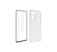 Coque pour OnePlus Nord CE 2 5G Silicone Souple et Film Verre Trempé 9H noir