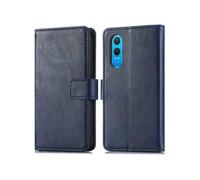 Coque pour OnePlus Nord CE 4 Lite 5G Similicuir Bleu foncé