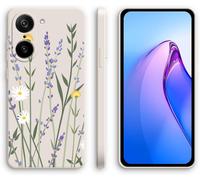 Coque Pour Oneplus Nord Ce 5 5g Avec Motif Mignon, Étui Silicone Souple Antichoc - Lavender, White