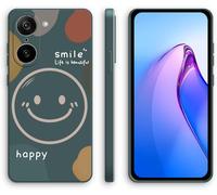 Coque Pour Oneplus Nord Ce 5 5g Avec Motif Mignon, Étui Silicone Souple Antichoc - Smile, Green