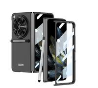 COQUE pour OnePlus Open,Étui de téléphone Portable intégrée avec Film de Mince avec Stylet capacitif, de téléphone Pliable pour OnePlus Open-Noir