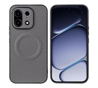 Coque pour OnePlus Turbo 6X Pro 5G,Charge sans Fil&Support Auto magnétique | Coque protection antichoc carbone, anti-trace doigts, support auto magnétique & charge sans fil
