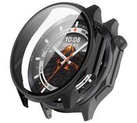 Coque pour OnePlus Watch 3 et OPPO Watch X2 avec protection d'écran Black
