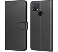 Coque pour Oppo A15, Pochette Protection Etui Housse Premium en Cuir PU,Fermeture Magnétique,Flip Case Compatible avec Oppo A15