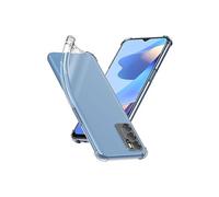 Coque pour Oppo A16, A16S NFC Gel Silicone Coins Rebords Renforcés Antichoc, Transparent