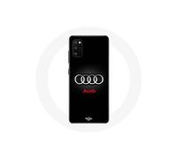Coque pour Oppo A16 Audi Logo Métal fond noir