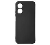 Coque pour Oppo A17 Semi-rigide Soft-touch Fine Noir