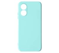 Coque pour Oppo A17 Semi-rigide Soft-touch Fine Turquoise