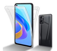 Cadorabo Housse Compatible avec Oppo A36 / A76 en Transparent - 360° Full Body Housse de Protection - Protection Frontale et Dorsale, Protection intégrale avec Protection d'écran
