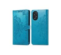 Coque pour Oppo A38,Oppo A18 Similicuir Turquoise