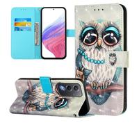 Coque pour Oppo A5 5G / A3 Pro 5G / A80 5G / K12X 5G, Housse en Cuir PU Pochette Portefeuille Magnétique Etui de Protection, Flip Case pour Oppo A5 5G / A3 Pro 5G / A80 5G / K12X 5G, Chouette