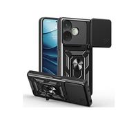 Coque pour Oppo A5 Pro 4G / 5G - housse etui rigide anti choc + film ecran - NOIR -