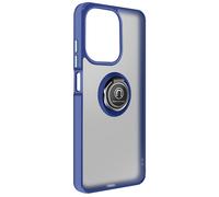 Coque Anneau - AVIZAR - Oppo A5 Pro - Bleu - Bague Rotative 360° - Fixation Magnétique
