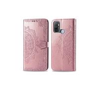imoshion imoshion Etui de téléphone portefeuille Mandala Oppo A53 / Oppo A53s Rose dorée
