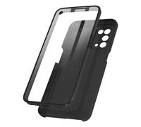 Coque pour Oppo A54 5G et A74 5G Arrière Rigide et Avant Souple Noir