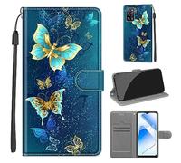 Coque pour Oppo A55 5G, Coque Oppo A54 4G,Etui Protection Housse Premium en Cuir de Portefeuille en Cuir Fermeture Magnétique Flip Case pour Oppo A55 5G / A54 4G / A16 4G / A53s 5G / Oppo A54s