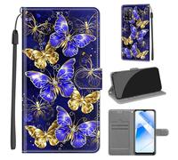 Coque pour Oppo A55 5G, Coque Oppo A54 4G,Etui Protection Housse Premium en Cuir de Portefeuille en Cuir Fermeture Magnétique Flip Case pour Oppo A55 5G / A54 4G / A16 4G / A53s 5G / Oppo A54s