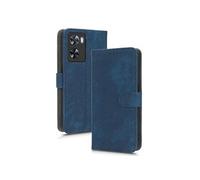 Coque pour OPPO A57 4G/A77 4G/A77S Fermeture Magnétique Portefeuille Flip Folio Blocage RFID Couverture De Fentes Pour Cartes Etui en Cuir PU ZURSANA
