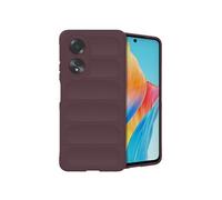Coque pour Oppo A58 en silicone Aubergine