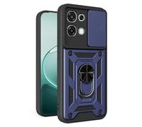 Coque pour Oppo A6 Pro 4G / 5G - housse etui rigide anti choc + film ecran - BLEU FONCE