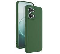 Avizar Coque pour Oppo A6 Pro Soft-Touch en Silicone Série Fast Cover Vert foncé