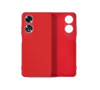 Coque pour Oppo A60 Semi-rigide Soft-touch Anti-traces Rouge