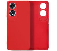 Coque pour Oppo A60 Semi-rigide Soft-touch Anti-traces Rouge