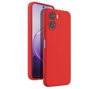Coque pour Oppo A6x Soft-Touch en Silicone Série Fast Cover Rouge