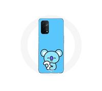 Coque pour Oppo A74 5G Bangtan BTS BT21 Koya RM Fond Bleu