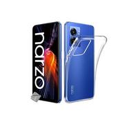 Coque pour Oppo A77 5G / A57 4G / 5G / Realme Narzo 50 5G - housse etui silicone gel fine + verre trempe - TRANSPARENT TPU -