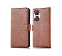 Coque pour Oppo A78 (4G) Similicuir Marron