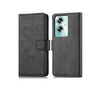 Coque pour Oppo A79 Similicuir Noir