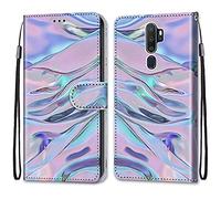 Coque pour OPPO A9 (2020), [RFID Blocage], Etui Protection Housse Premium en Cuir PU, [Fentes pour Cartes] Bouton Magnétique Flip Case
