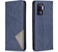 Coque Pour Oppo A94 4g/ F19 Pro/ Reno5 F, Housse Portefeuille En Cuir Etui Avec Tpu Silicone Bumper Antichoc Magnétique Flip Case, Porte Cartes Avec Fonction Support Cover Pu Poche[Hou993413]