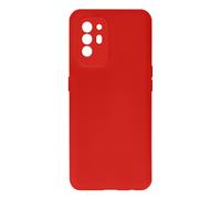 Coque pour Oppo A94 5G Silicone Semi-rigide Soft Touch Rouge