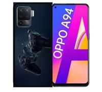 Coque Pour Oppo A94 - Manette 3d Xbox Game - Silicone - Noir