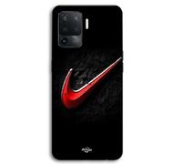 Coque Pour Oppo A94 Nike logo rouge fond noir Maniacase