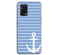 Coque Pour Oppo A95 Ancre marine bleue