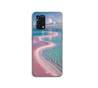 Coque Pour Oppo A95 Océan et sable de paradis