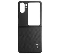 Coque pour Oppo Find N2 Flip Bi-matière Rigide Effet Carbone Imak Ruiyi Noir