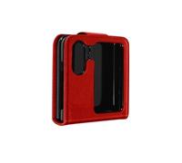Coque pour Oppo Find N2 Flip Clapet Languette Magnétique Chesterfield Rouge
