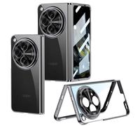 COQUE pour Oppo Find N3,Film de Transparent galvanisé intégré, étui de Protection pour téléphone Portable, de téléphone Pliable pour Oppo Find N3-Noir