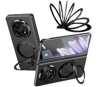 Coque pour Oppo Find N5, Compatible avec Mag/Safe, Support Pliable en métal, Étui de Protection pour charnière pour Oppo Find N 5-Noir