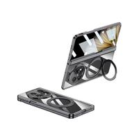COQUE pour Oppo Find N5 Phone Case avec Film HD, de Couverture Pliable de Style Supercar, de téléphone Transparente pour Oppo Find N5-Noir