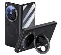 Coque pour Oppo Find N6, Résistant Aux Chocs Et Aux Chutes, Protection De L'objectif Et De La Charnière, Protecteur D'écran Et Support Intégrés, Compatible avec La Charge sans Fil (Noir)