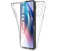 Coque pour Oppo Find X3 Lite,Protection intégrale Avant + Arrière en Rigide, Housse Etui Pochette Tactile Protection 36rotection