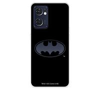 Coque pour OPPO Find X5 Lite officielle DC Comics, Batman Logo Transparent pour protéger votre téléphone portable Coque OPPO en silicone souple avec licence officielle DC Comics